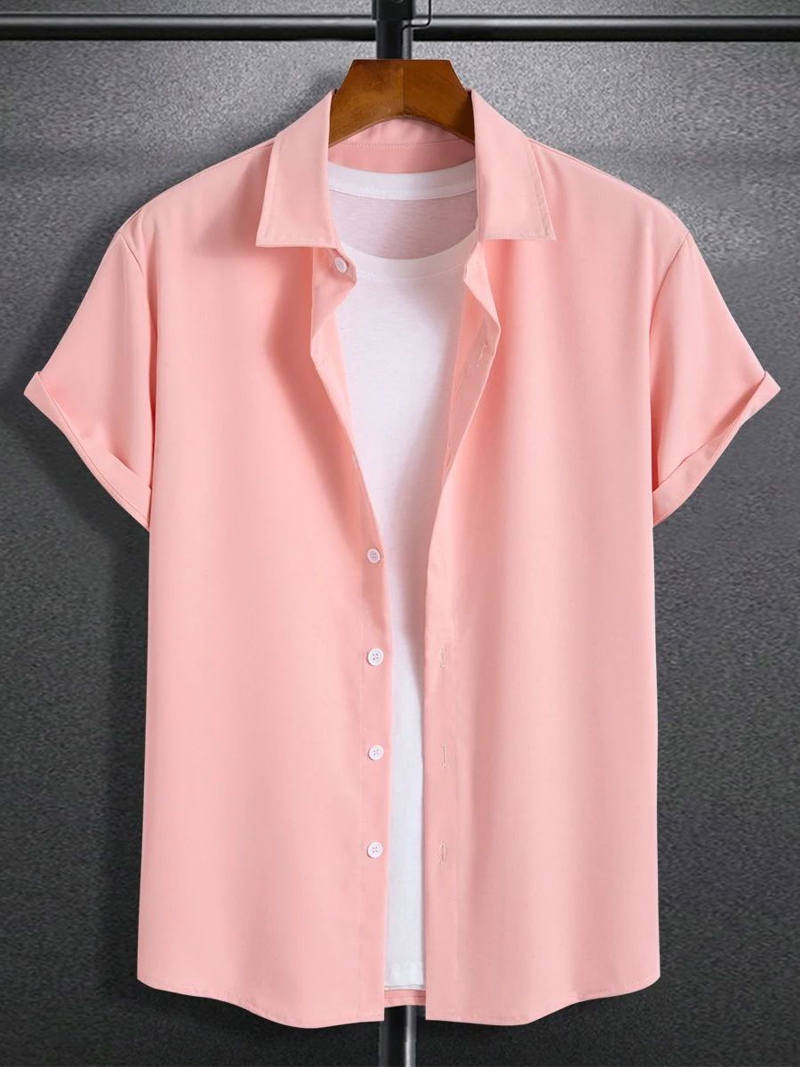 New Men's Slim Fit Short Sleev – Summer Line Clothing Brand recenzja i cena