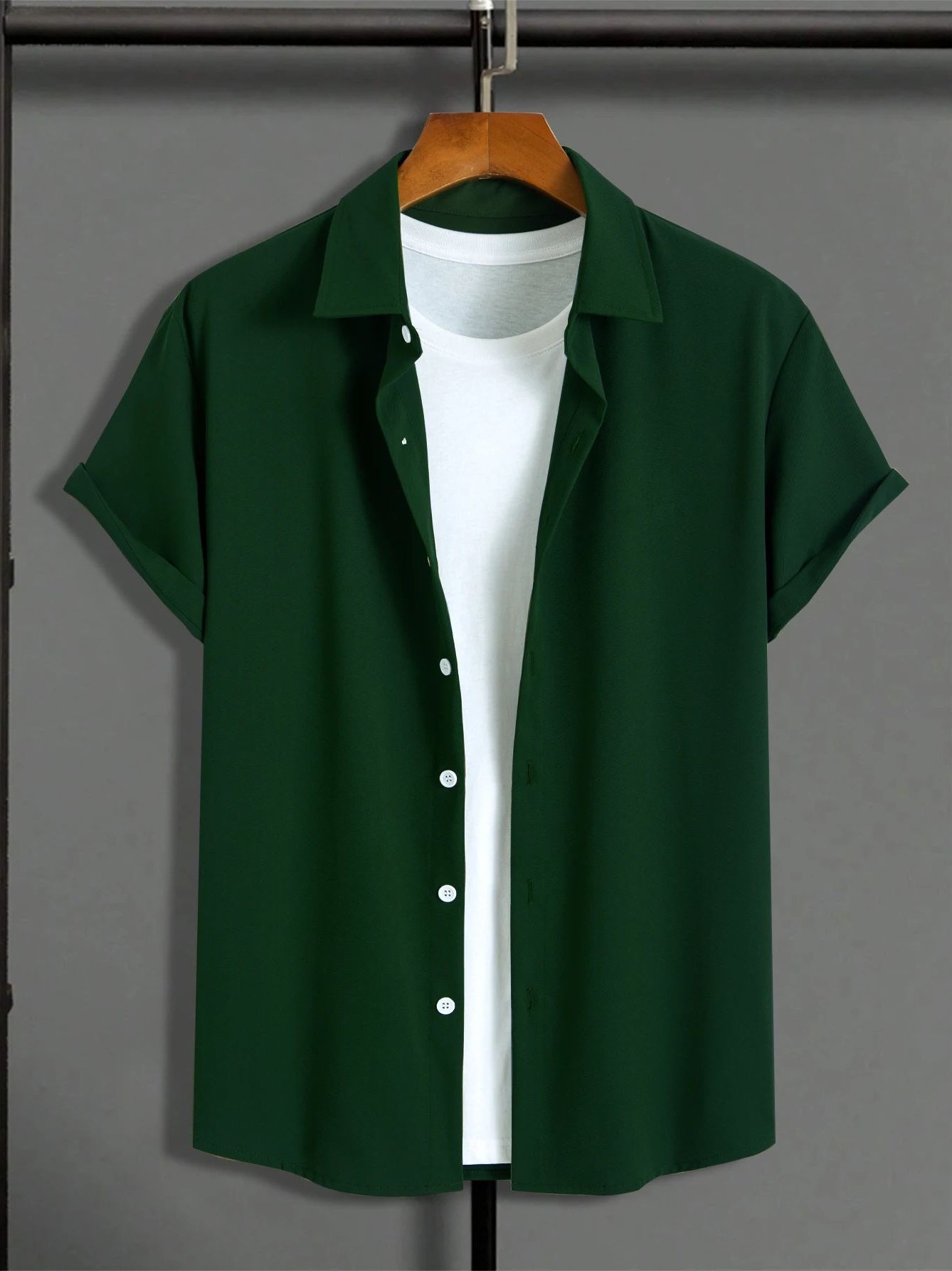 New Men's Slim Fit Short Sleev – Summer Line Clothing Brand recenzja i cena
