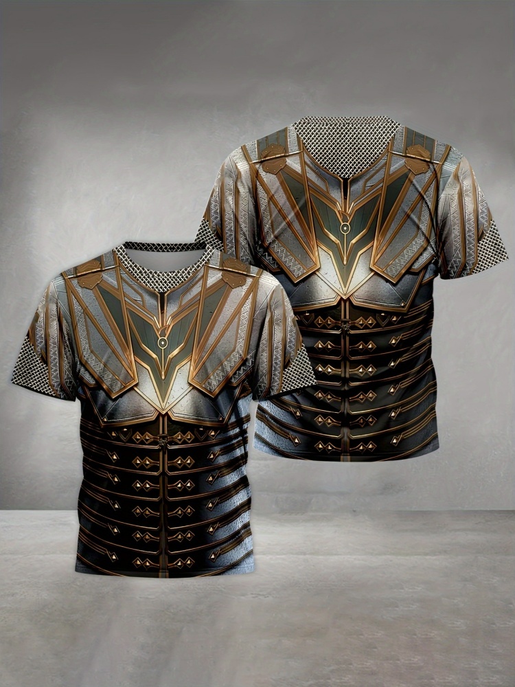 Men's 3D Printed Street Knight – Summer Knights Clothing recenzja i cena