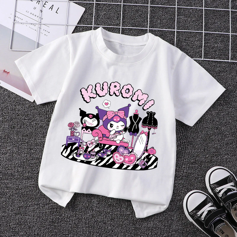 Kuromi Girls Clothing Cute Gir – Summer Clothing Gifts recenzja i cena