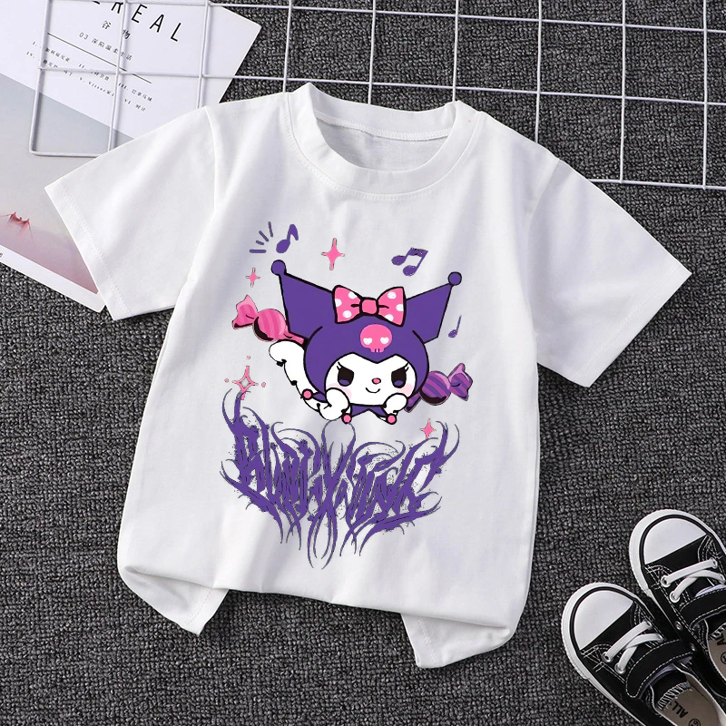Kuromi Girls Clothing Cute Gir – Summer Clothing Gifts recenzja i cena
