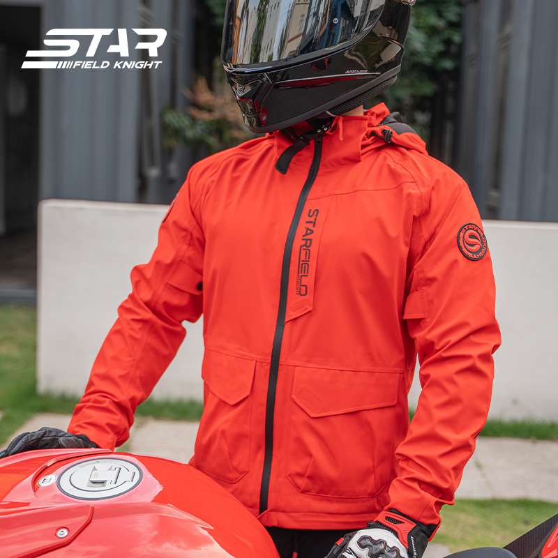 SFK Orange Motorcycle Jacket M – Summer Knights Clothing recenzja i cena