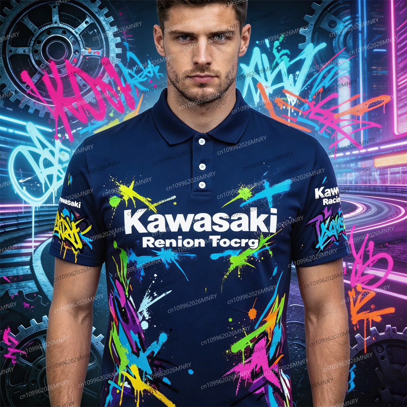Summer polo t-shirt men Motorc – Summer Clothing Motorcycle recenzja i cena