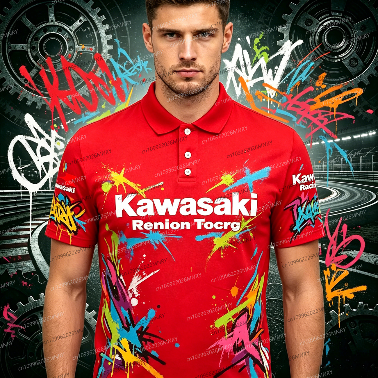 Summer polo t-shirt men Motorc – Summer Clothing Motorcycle recenzja i cena
