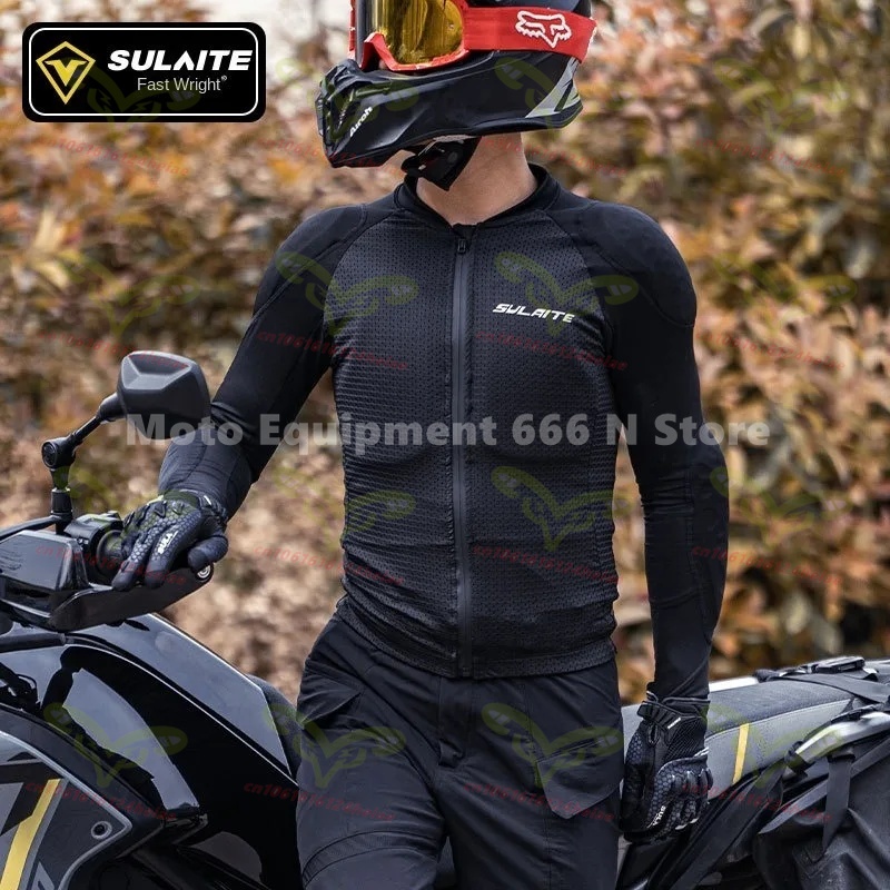 Sulaite Men Motorcycle Jacket  – Summer Clothing Motorcycle recenzja i cena