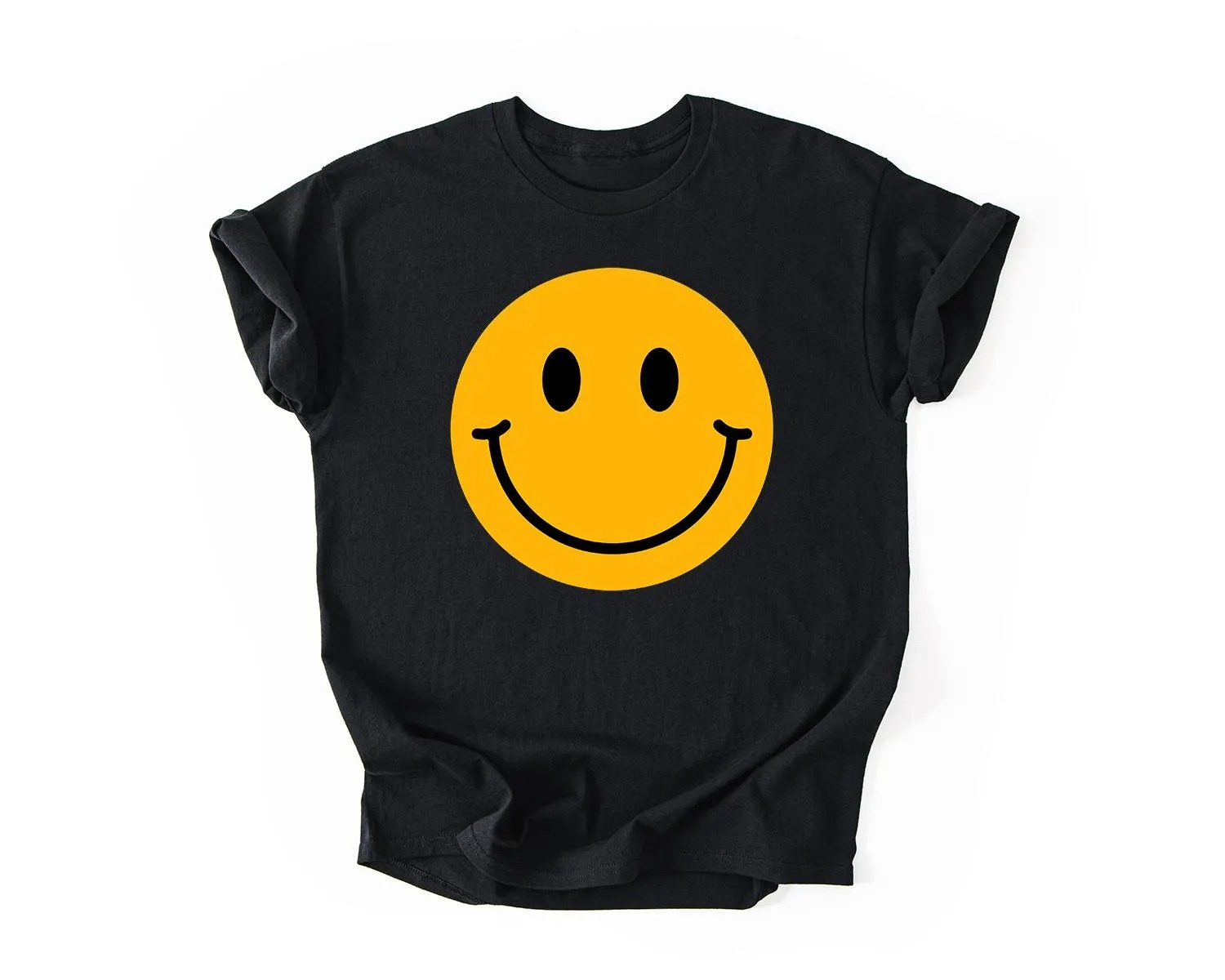 Smiley Face T-Shirt, Happy Fac – Summer Clothing Vibes recenzja i cena