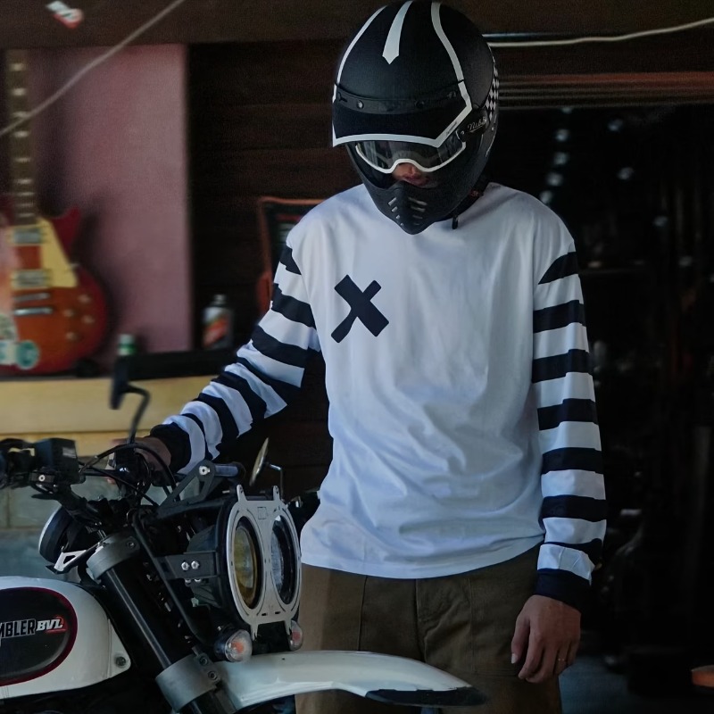 Summer White Motorcycle Off-Ro – Summer Clothing Motorcycle recenzja i cena