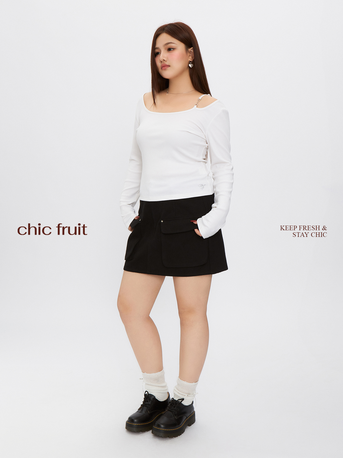 High Waist A-Line Half Skirt w – Summer Line Clothing Brand recenzja i cena