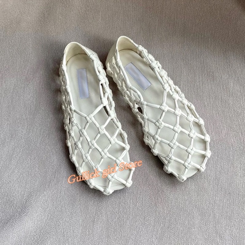 French Woven Mesh Hollow flat  – Summer Clothing Sale recenzja i cena