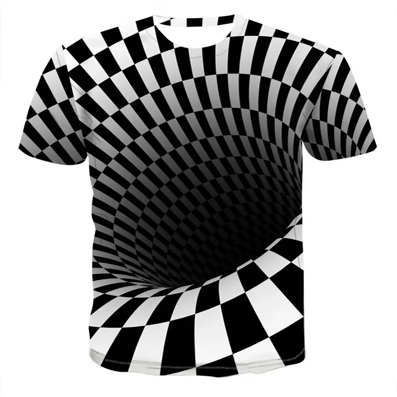 Men's 3D printed T-shirt, over – Summer Clothing Affordable recenzja i cena