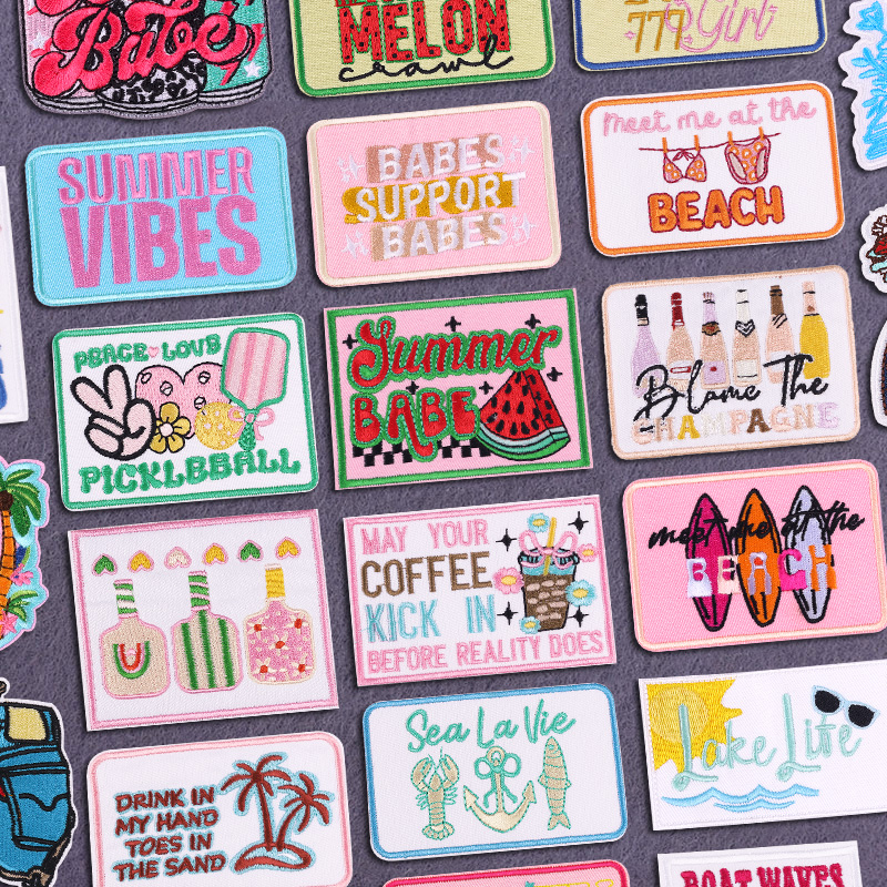 Summer Vibes Embroidered Patch – Summer Clothing Vibes recenzja i cena
