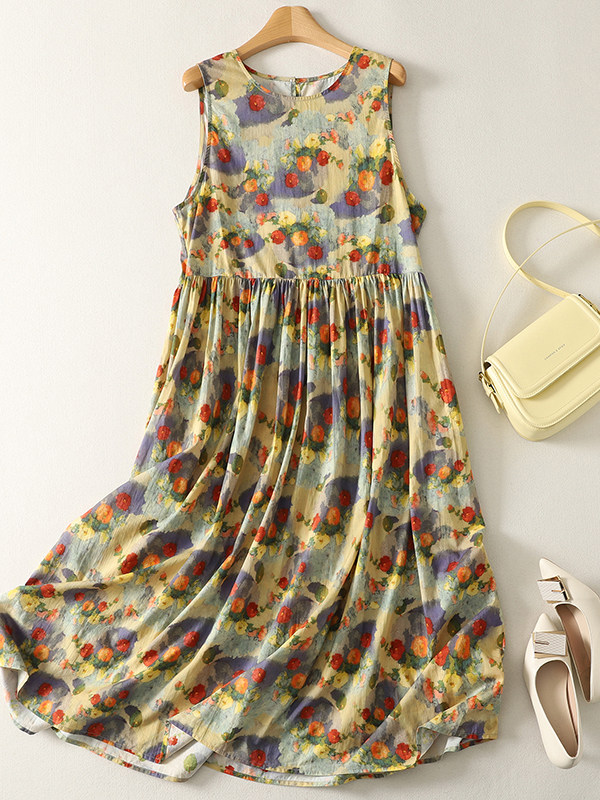 Summer Loose Floral Print Maxi – Summer Clothing Vibes recenzja i cena