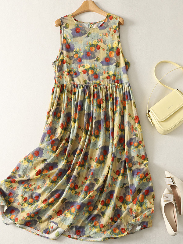 Summer Loose Floral Print Maxi – Summer Clothing Vibes recenzja i cena
