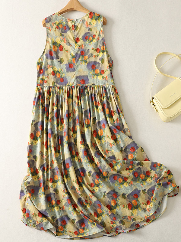 Summer Loose Floral Print Maxi – Summer Clothing Vibes recenzja i cena