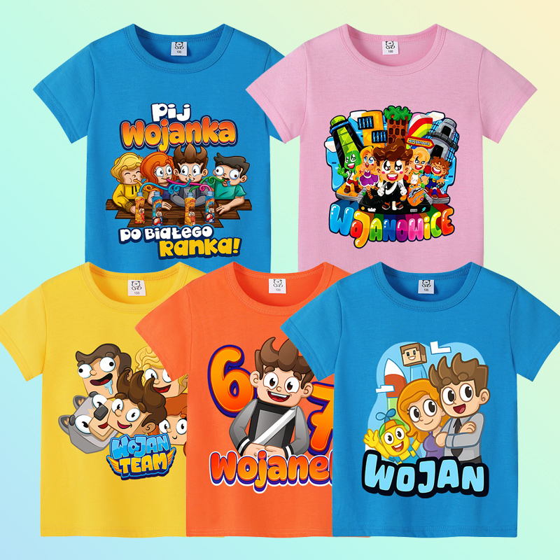 Wojans Team T-shirt Anime Roun – Summer Clothing Gifts recenzja i cena