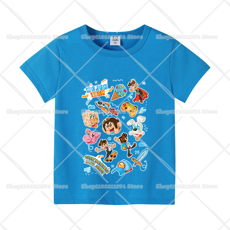 Wojans Team T-shirt Anime Roun – Summer Clothing Gifts recenzja i cena