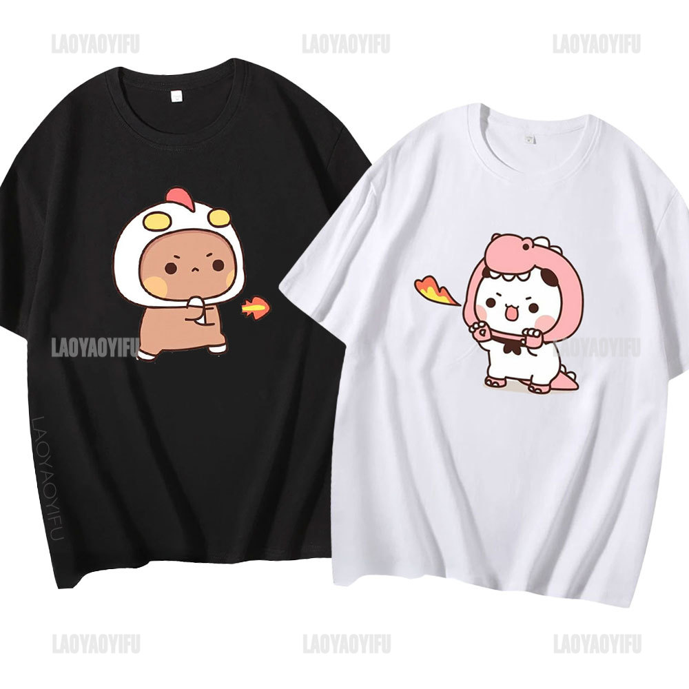 Kawaii Bubu Dudu Tshirt for Gi – Summer Clothing For 70 Year Old Woman recenzja i cena