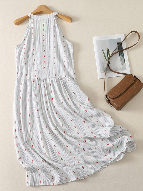 Elegant A-Line Dress Floral Pr – Summer Line Clothing Brand recenzja i cena