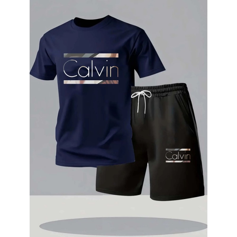 Summer round Neck Short Sleeve – Summer Clothing Sets Men recenzja i cena