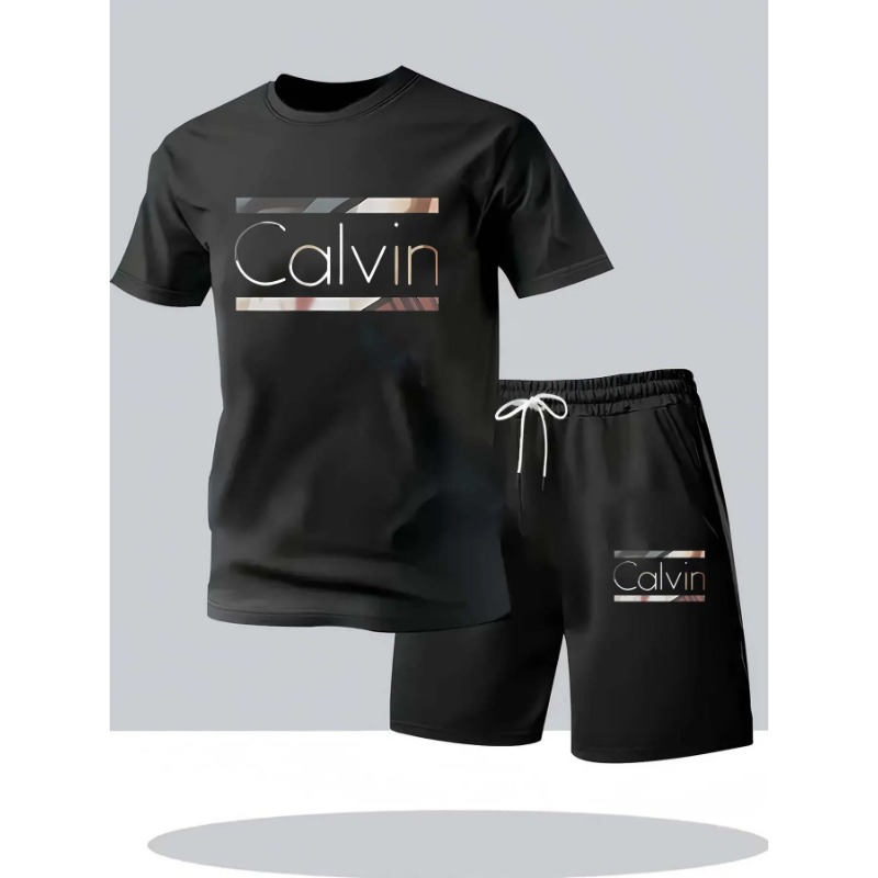 Summer round Neck Short Sleeve – Summer Clothing Sets Men recenzja i cena