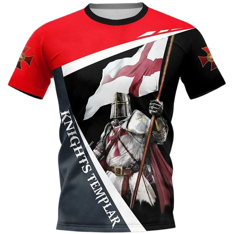 3D Cool Knights Templar Printe – Summer Knights Clothing recenzja i cena