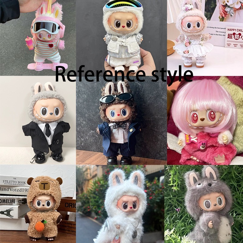 15 17cm For Labubu Doll Blind  – Summer Clothing Gifts recenzja i cena