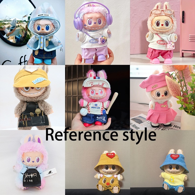 15 17cm For Labubu Doll Blind  – Summer Clothing Gifts recenzja i cena