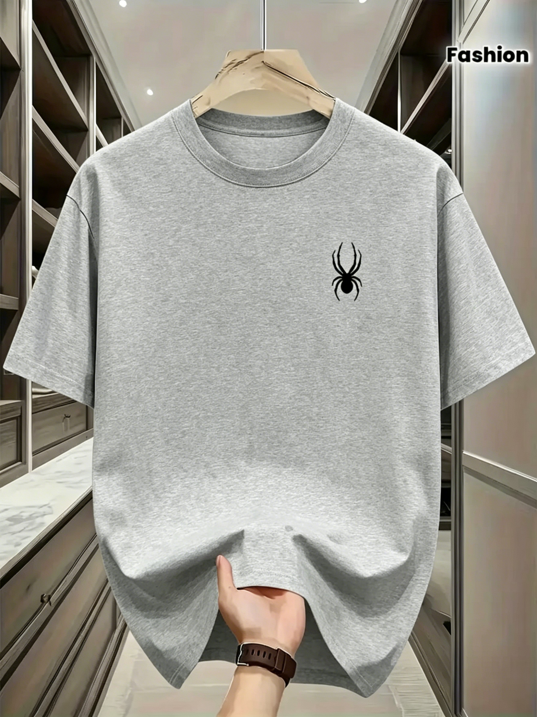 Short-sleeved T-shirt with sma – Summer Clothing Affordable recenzja i cena