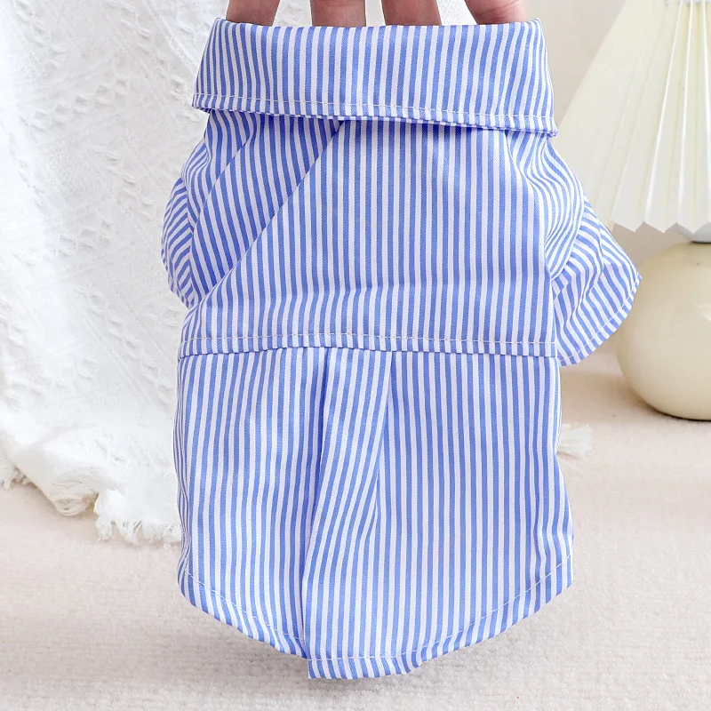 Pet Dog Clothes Bowknot Stripe – Summer Clothing Wholesale recenzja i cena