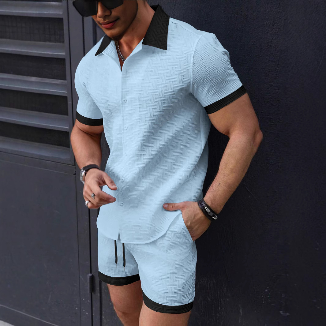 Matching Sets Trend Men Suit   – Summer Clothing Sets Men recenzja i cena