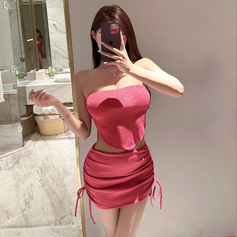 2026 Women's 3 Piece Bikini Se – Swim Cover Up Mesh recenzja i cena
