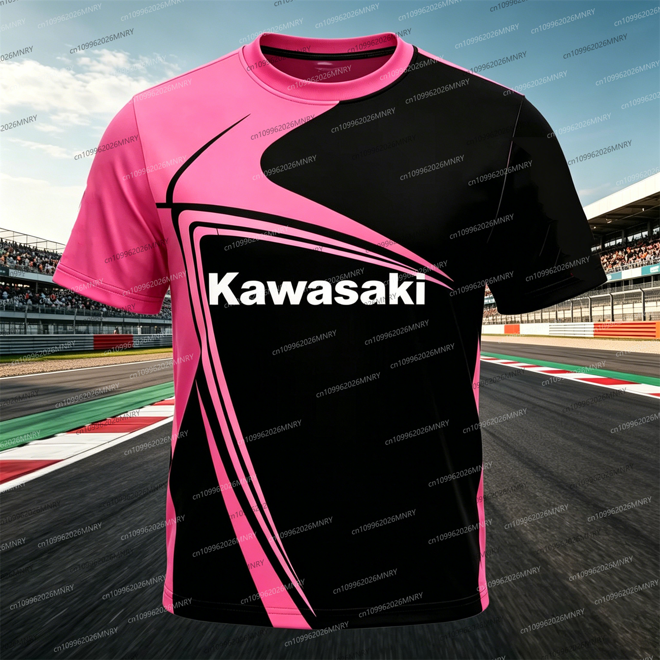 Men t-shirt top Kawasaki Motor – Summer Clothing Motorcycle recenzja i cena