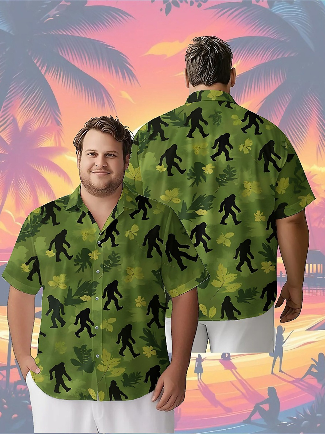 Men's Plus Size Hawaiian Shirt – Summer Youth Clothing recenzja i cena