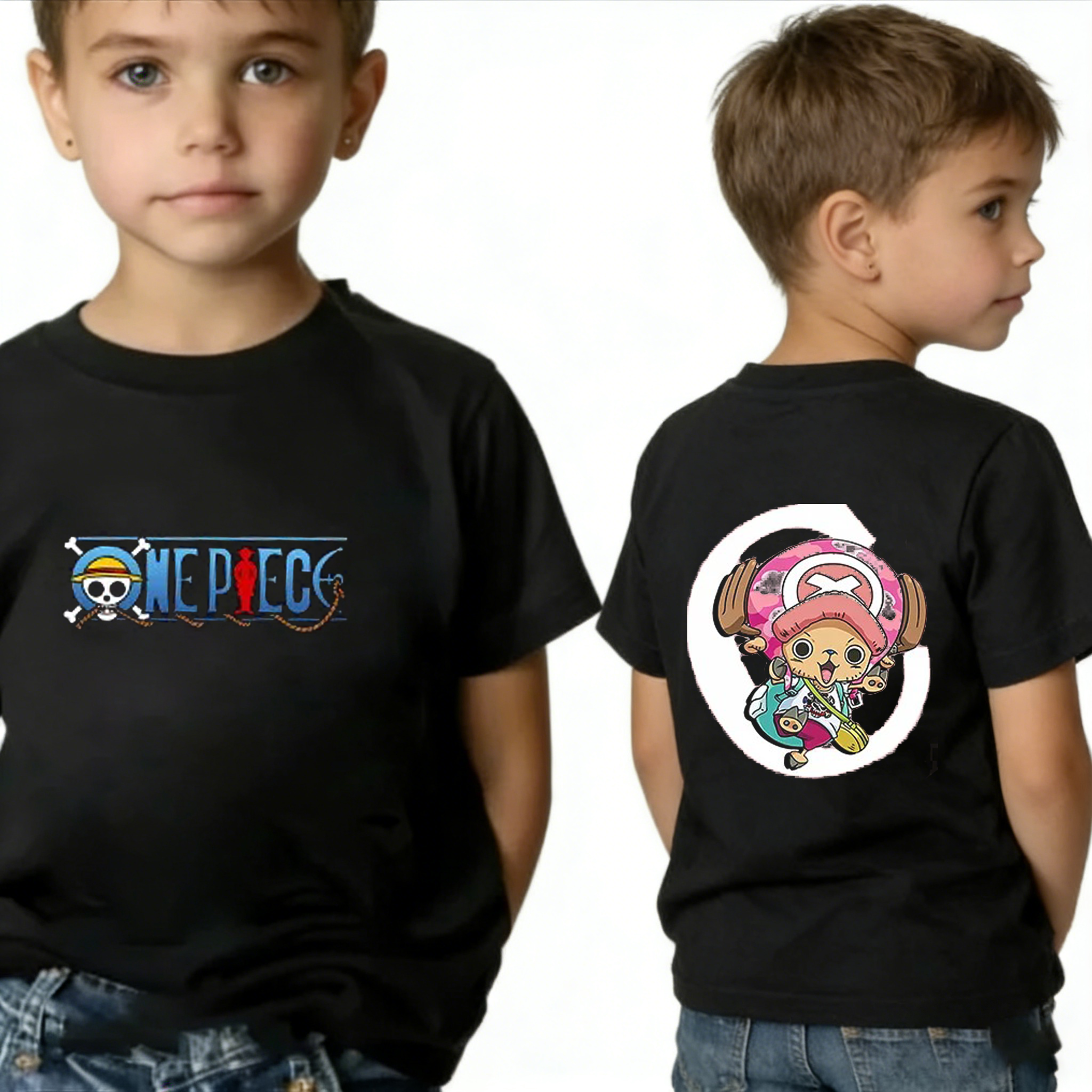 One Piece Boy's Girl's T Shirt – Summer Clothing Gifts recenzja i cena
