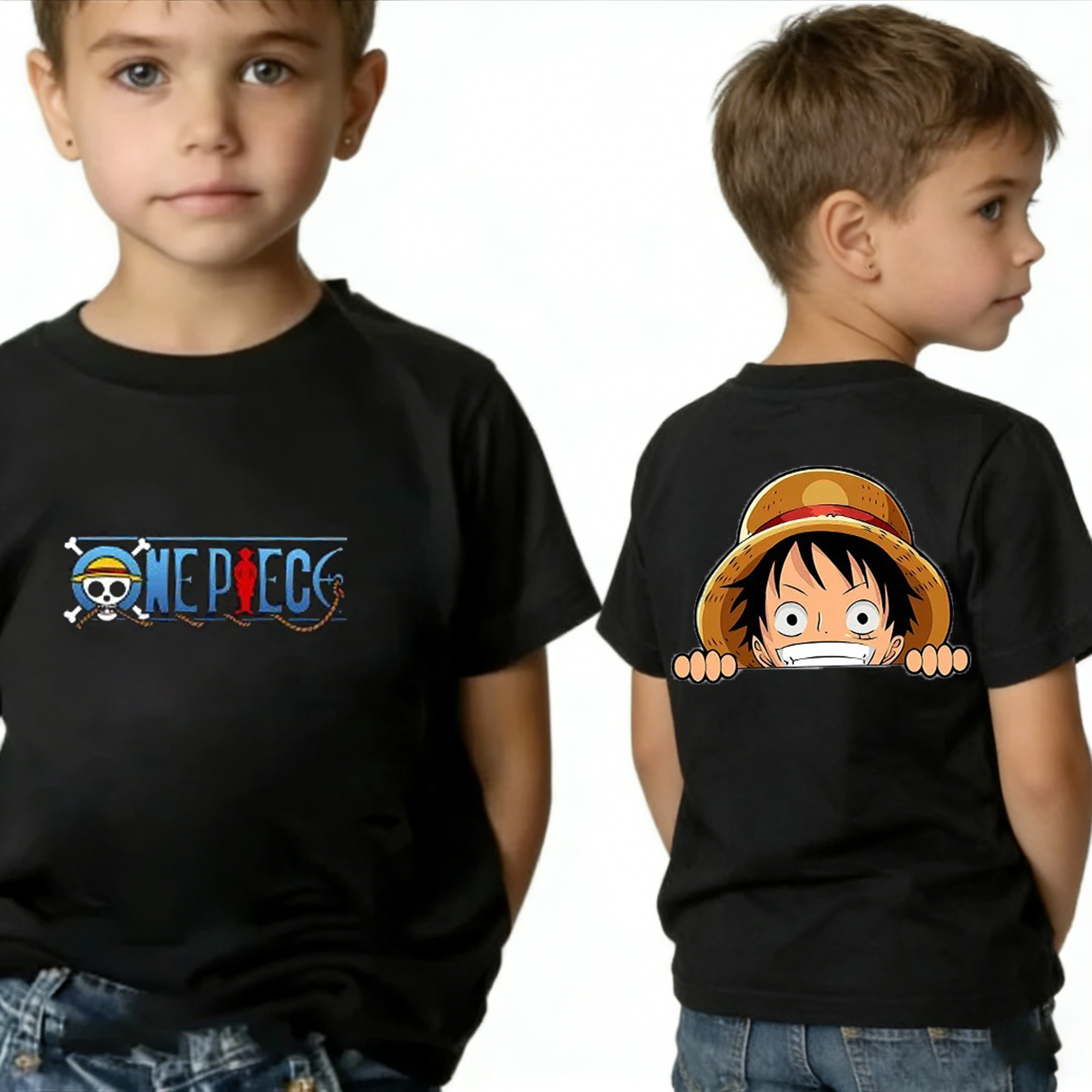 One Piece Boy's Girl's T Shirt – Summer Clothing Gifts recenzja i cena