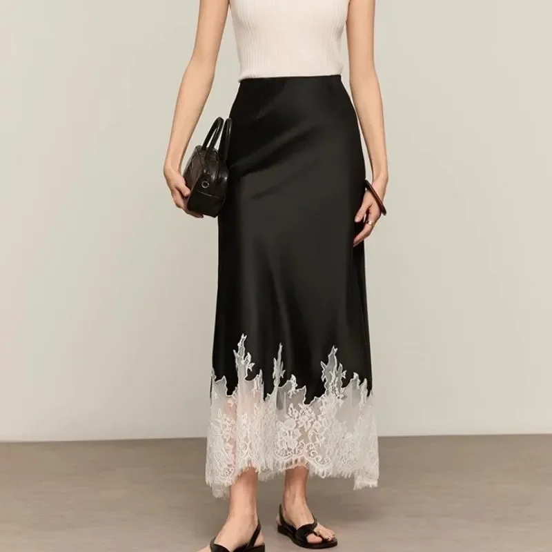 Fairy Lace-Trim Midi Skirt Hig – Summer Clothing Trends 2025 recenzja i cena