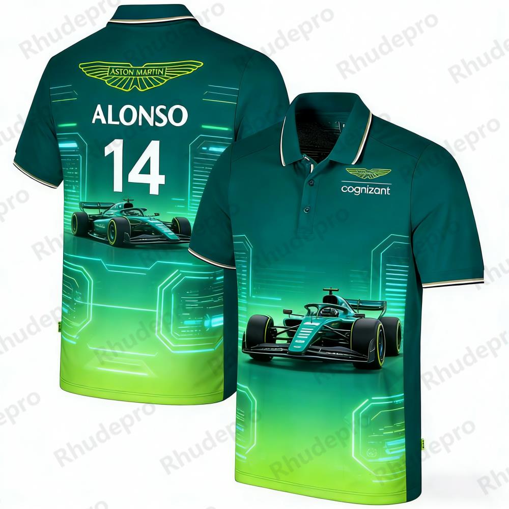 Aston Martin Polo Shirt Outdoo – Summer Clothing Motorcycle recenzja i cena