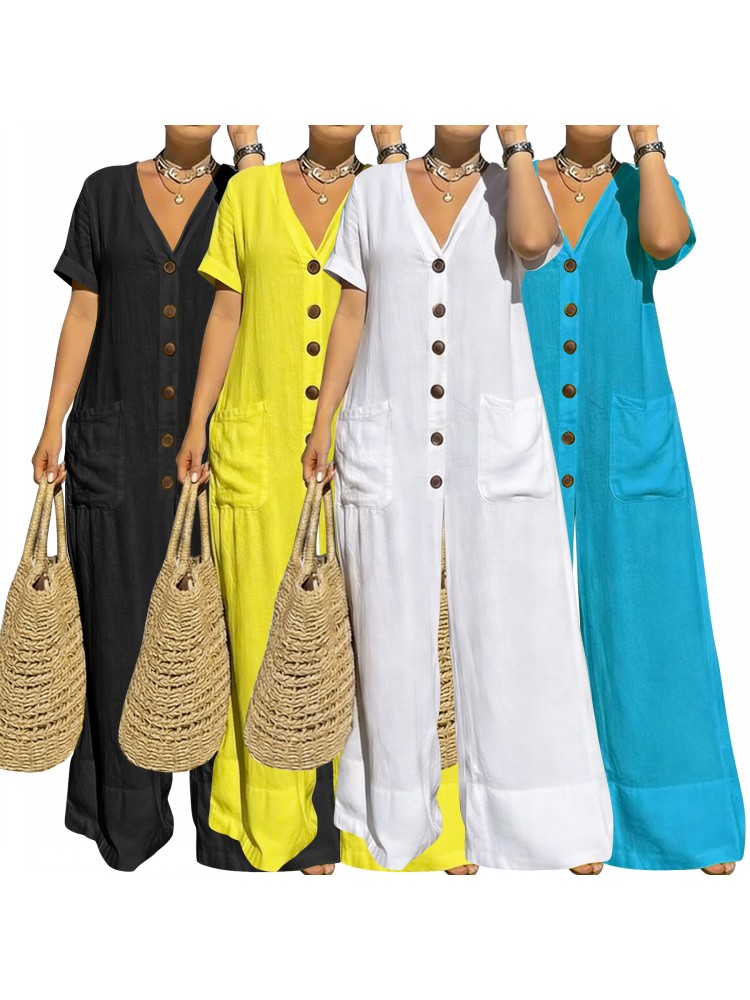 Plus Size Women Clothes Jumpsu – Summer Clothing Wholesale recenzja i cena