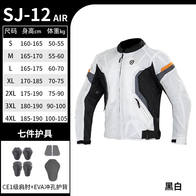 7pcs Motorcycle Jacket Protect – Summer Clothing Drop recenzja i cena