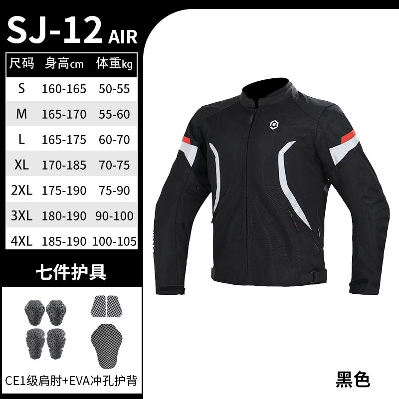 7pcs Motorcycle Jacket Protect – Summer Clothing Drop recenzja i cena