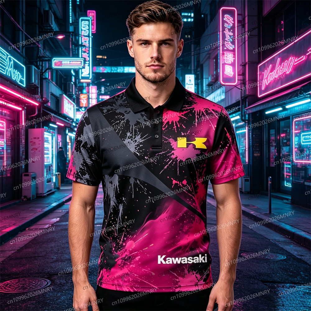 Motorcycle Kawasaki polo shirt – Summer Clothing Motorcycle recenzja i cena