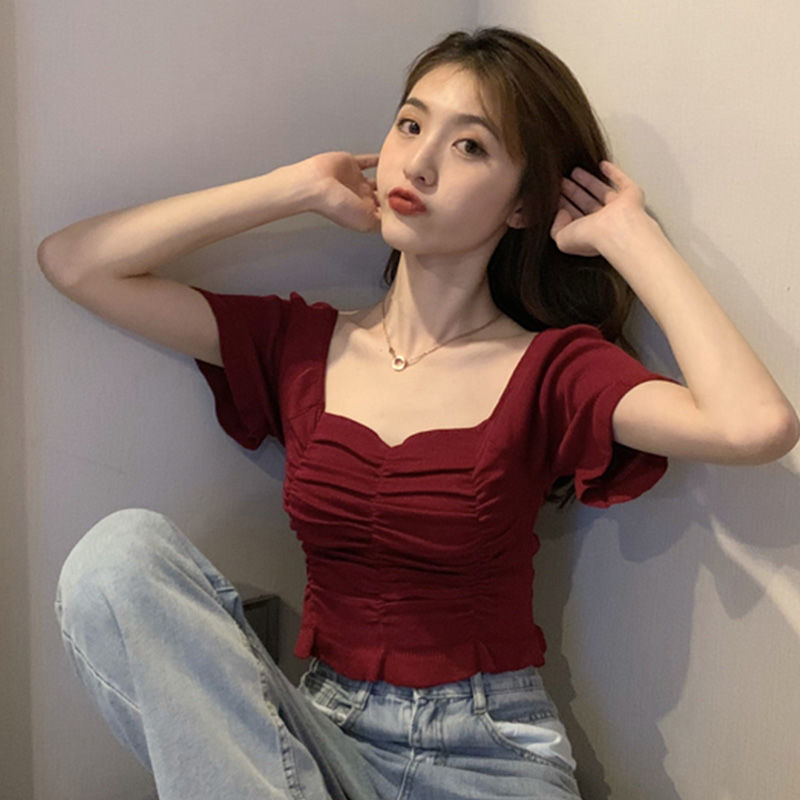 Knitted Fashion Blouse Woman R – Summer Youth Clothing recenzja i cena