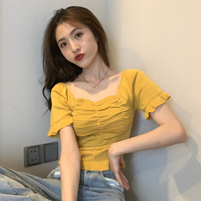 Knitted Fashion Blouse Woman R – Summer Youth Clothing recenzja i cena