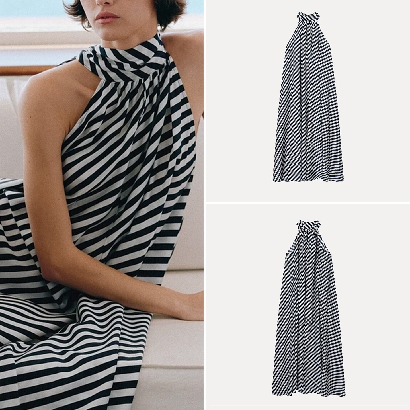 Fashionable A-Line Dress with  – Summer Line Clothing Brand recenzja i cena