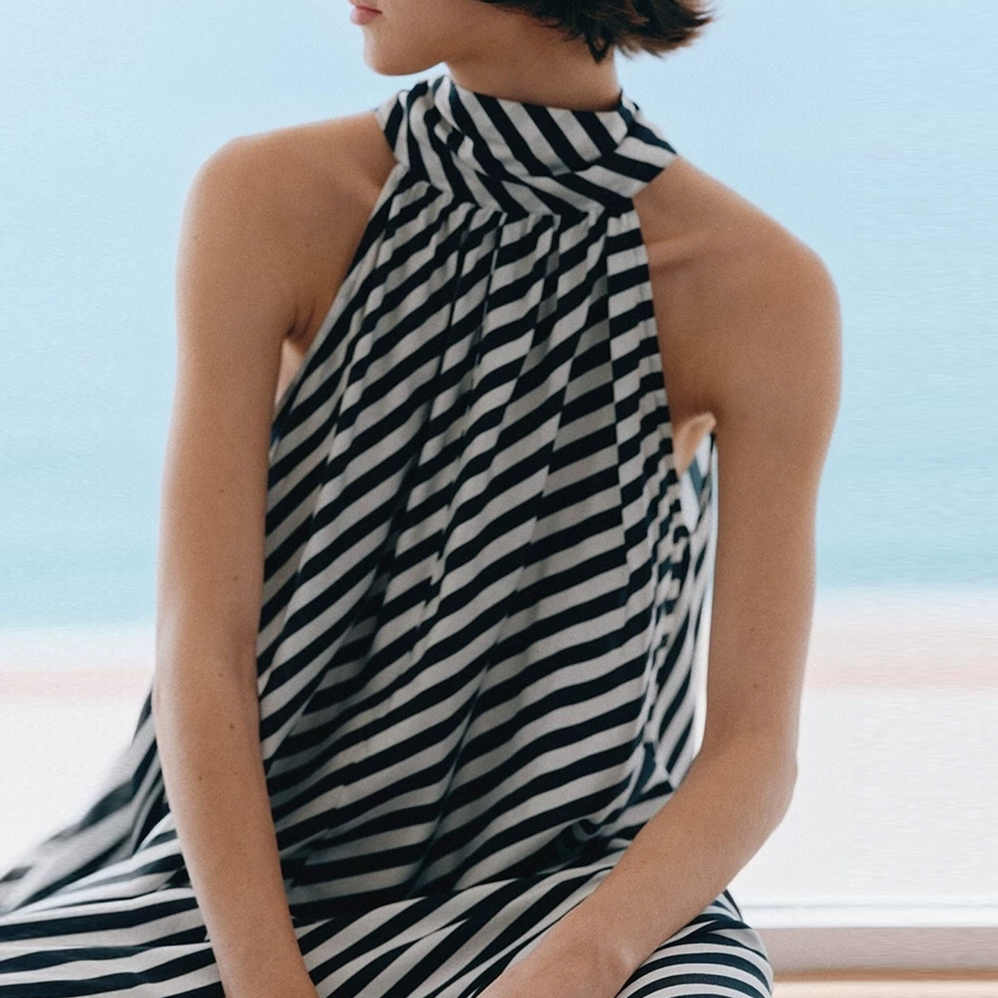 Fashionable A-Line Dress with  – Summer Line Clothing Brand recenzja i cena