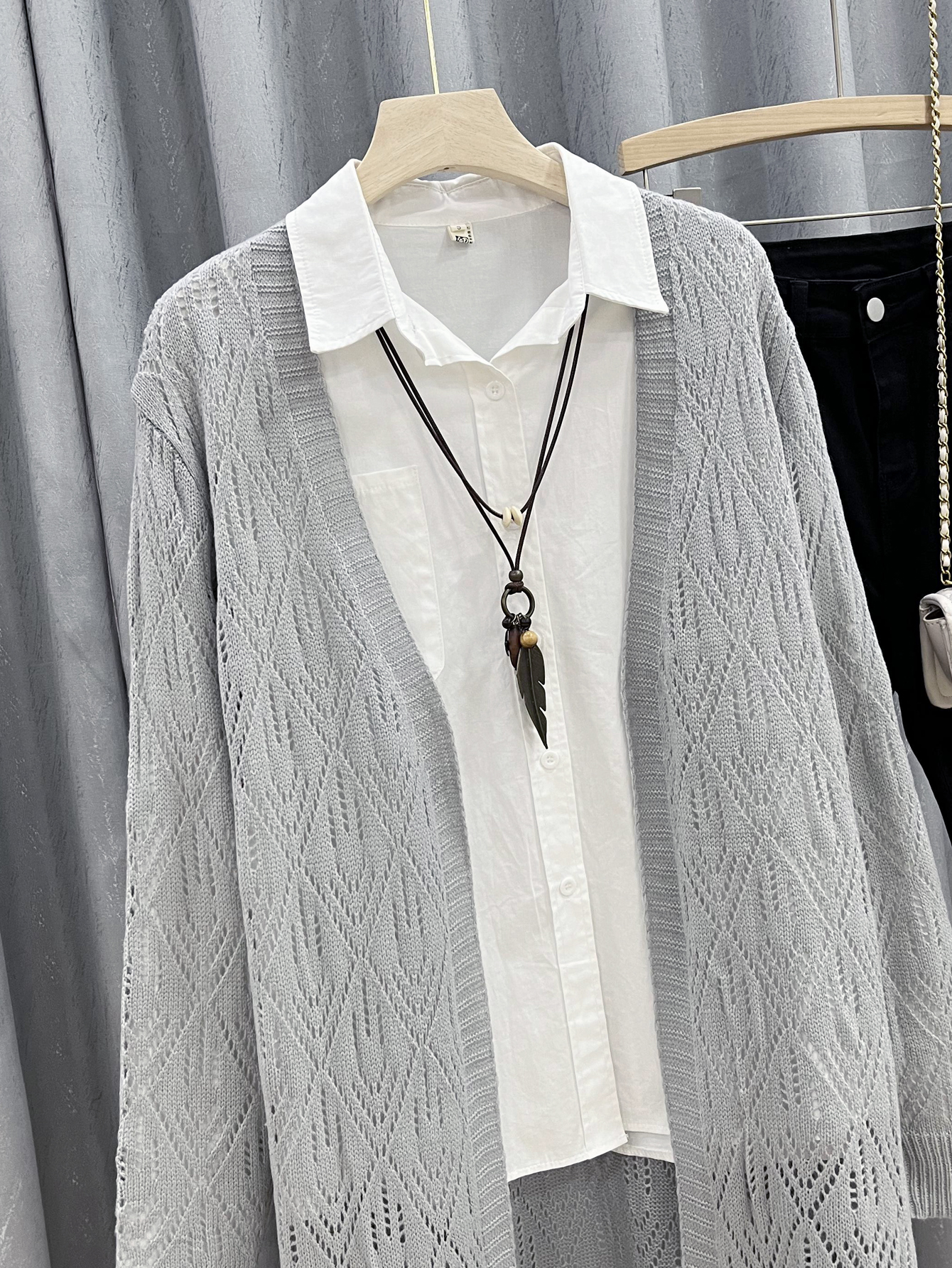plus Size Open Cardigan Loose  – Summer Clothing Juniors recenzja i cena