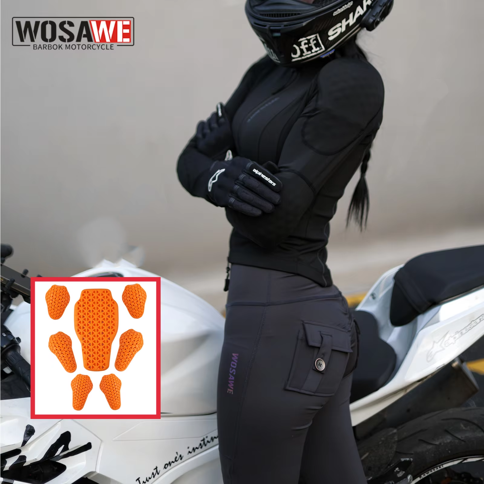 WOSAWE Women Motorcycle Jacket – Summer Clothing Motorcycle recenzja i cena