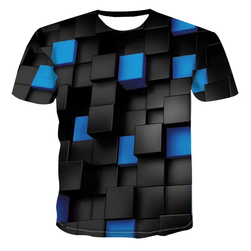 Men's 3D printed T-shirt, over – Summer Clothing Affordable recenzja i cena