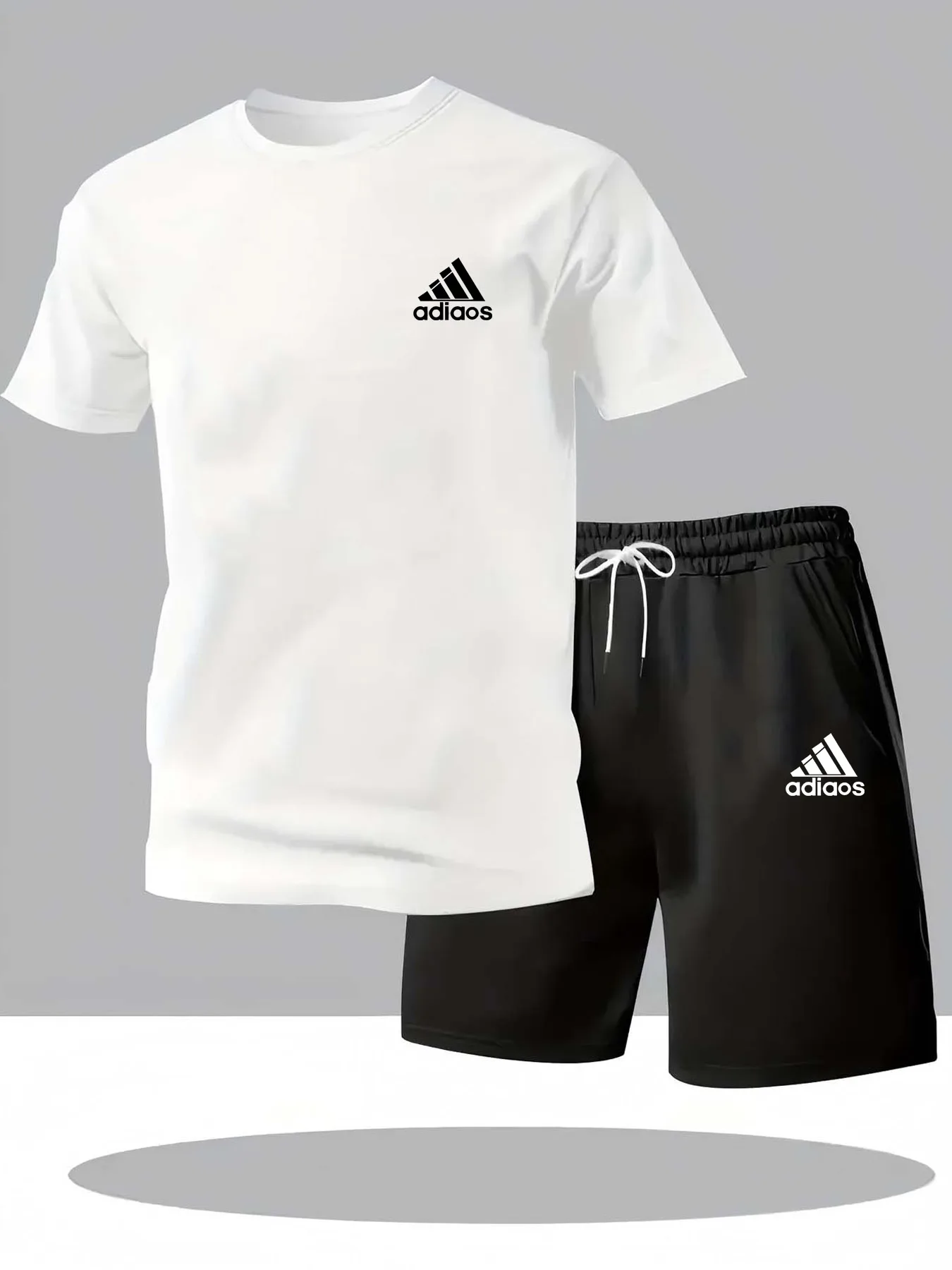 New summer fitness sportswear  – Summer Clothing Sets Men recenzja i cena