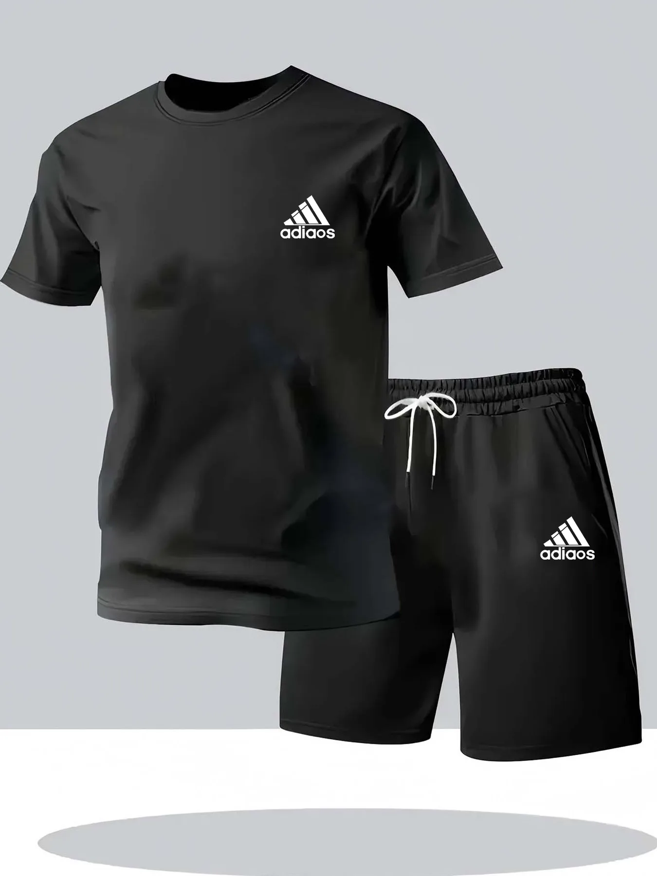 New summer fitness sportswear  – Summer Clothing Sets Men recenzja i cena